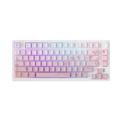 Bàn phím cơ DareU EK75 Pro Triple Mode Sakura Pink, Dream switch