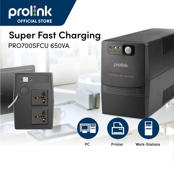 Bộ nguồn Lưu điện PROLINK 650VA Line Interactive UPS