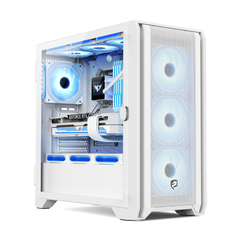Vỏ Case VITRA TITAN R220 AIR White (E-ATX/Màu Trắng/3 fan)