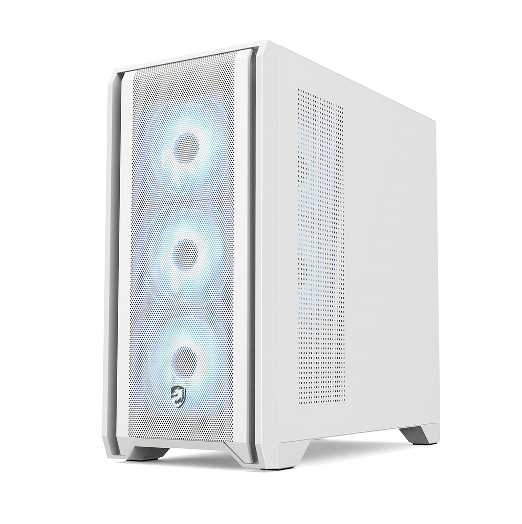 Vỏ Case VITRA TITAN R220 AIR White (E-ATX/Màu Trắng/3 fan)