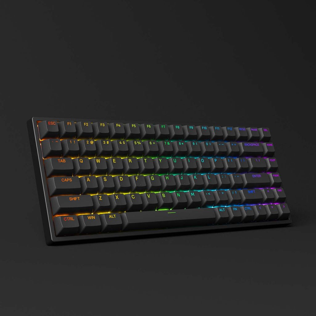 Bàn phím cơ AKKO 3084 v2 RGB- Black (Akko CS Jelly Purple switch)