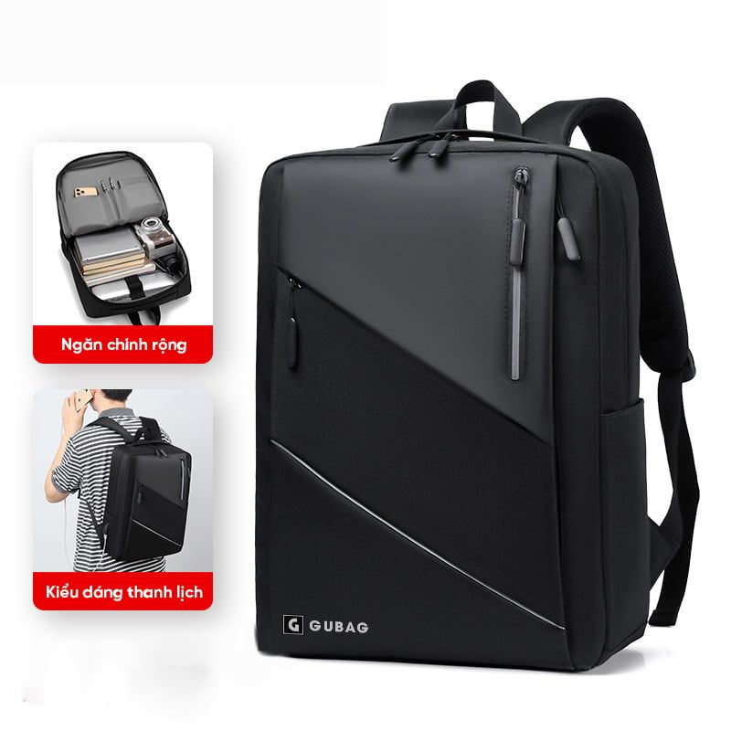 Balo đựng laptop siêu nhẹ có dây usb
