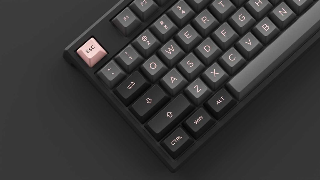 Bàn phím cơ AKKO MonsGeek MG108 Black&Pink (RGB / AKKO sw v3)