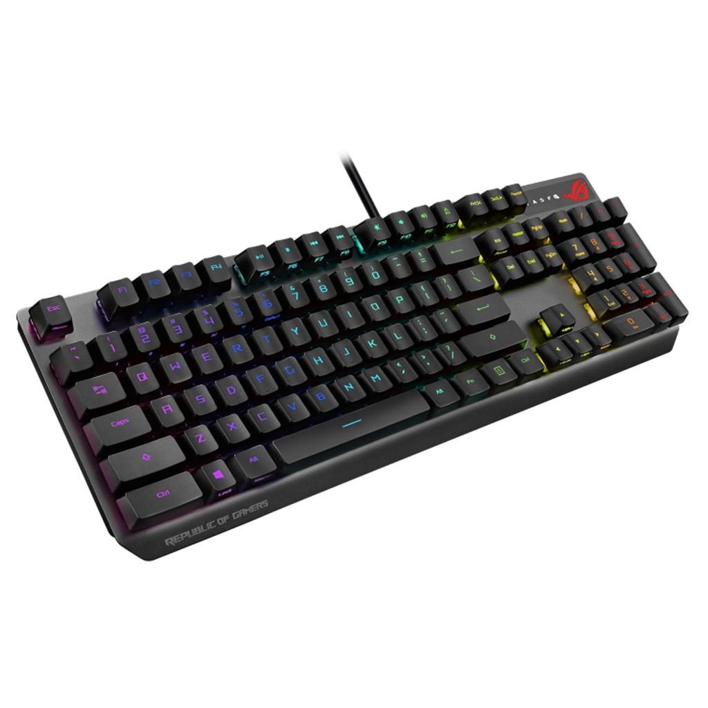 Bàn phím ASUS ROG Strix Scope RX Backlit Mechanical Keyboard (ROG RX Blue Switches, Black)
