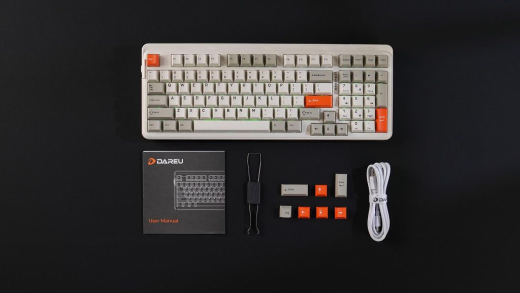 Bàn phím cơ không dây DAREU EK98 PRO – PROTO (Triple Mode, Cherry PBT Double Shot, Gasket Mount, RGB