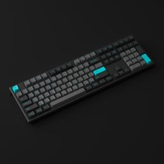 Bàn phím cơ MonsGeek MG108 Black & Cyan (White LED / AKKO cs switch)