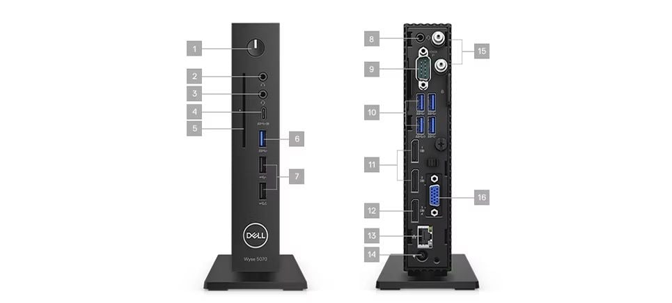 Máy Tính Mini Dell Wyse 5070 (Pentium Silver J5005, Ram 8GB, SSD 256GB)
