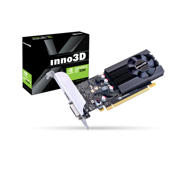 Card màn hình Inno3D GT 1030 2GB (2GB GDDR5, 64-bit, DVI +HDMI)