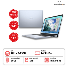 Laptop Dell Inspiron 14 5440 (Core 7 150U, Ram 16GB, SSD 1TB, 14