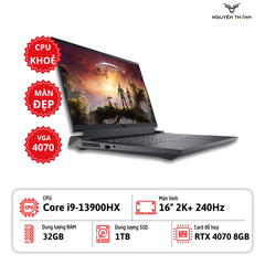 Laptop Dell G16 7630 (Core i9-13900HX, 32GB RAM, 1TB SSD, RTX 4070, 16