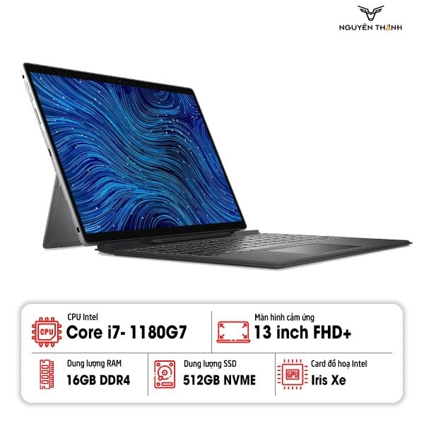 Laptop Dell Latitude 7320 Detachable (Core i7-1180G7/ Ram 16GB/ SSD 512GB/ 13
