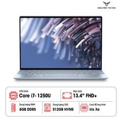 Laptop Dell XPS 13 9315 (Core i7-1250U, RAM 8GB, SSD 512GB, 13.4 inch FHD+, Windows 11, Sky Color)