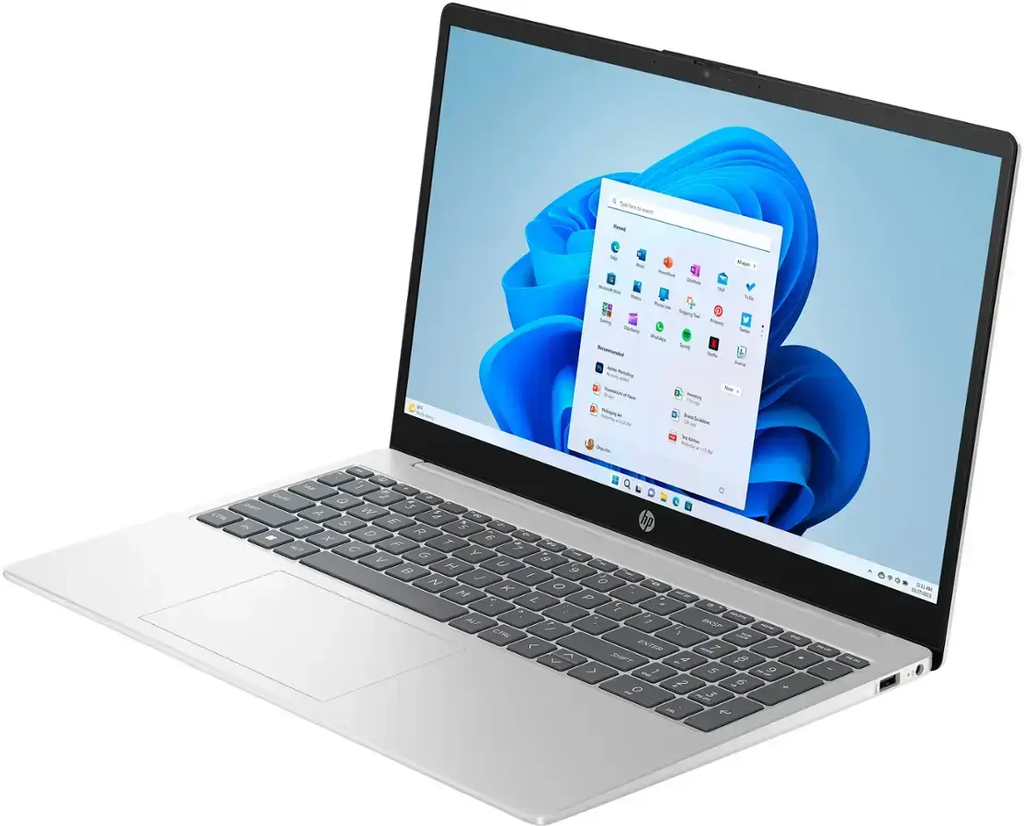 Laptop HP 15-fd0005dx (Core i5-1235U, 16GB RAM, 512GB SSD, 15.6''HD Touch-Screen, Win 11, Bạc)
