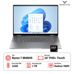 Laptop HP Envy 16-ad0023dx (Ryzen 7 8840HS, 16GB RAM, 1TB SSD, 16
