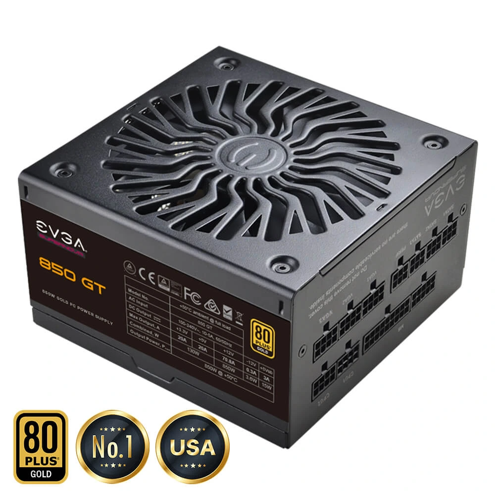 Nguồn máy tính EVGA SuperNOVA 850 GT – 80 plus GOLD 850W – Fully Modular_HNK