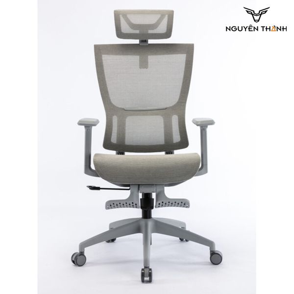 Ghế Công Thái Học Warrior Ergonomic - Hero Series - WEC504 Gray