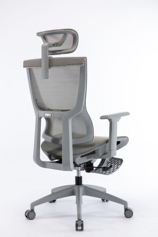 Ghế Công Thái Học Warrior Ergonomic - Hero Series - WEC504 Gray