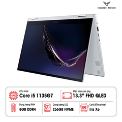 Laptop Samsung Galaxy Book Flex Alpha 2 (Core i5 1135G7 / Ram 8GB / SSD 256GB / 13.3 inch QLED Touch 2 in 1)