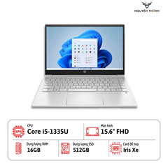 Laptop HP Pavilion 15-eg (Core i5-1335U, RAM 16GB, SSD 512GB, 15.6'' FHD , Window 11, Bạc)