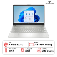 Laptop HP 15-DY5113DX (Core i3-1215U, Ram 16GB, SSD 512Gb, 15.6