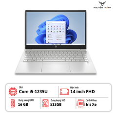 Laptop HP Pavilion 14-dv2097nr (Core i5-1235U | RAM 16GB | SSD 512GB | 14 inch FHD)
