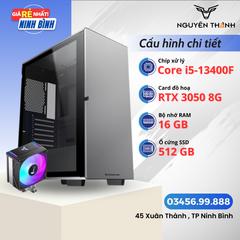 Máy tính Gaming - Đồ hoạ i5 13400F | RAM 16GB | VGA RTX 3050 8G | SSD 512GB