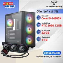 Máy tính - PC i9 14900K | VGA 3060 12G | RAM 32GB | SSD 1TB