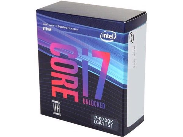 CPU INTEL CORE I7 8700K SK1151 V2 COFFEE LAKE NEW BOX