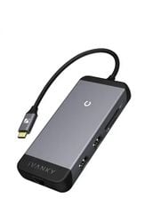 Bộ chuyển đổi đa cổng USB-C 7in1 iVANKY with HDMI 4K, USB-C , 2 USB-A 3.0, Đầu đọc thẻ SD/TF