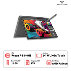 Laptop Lenovo Yoga 7 2-in-1 14AHP9 (R7 8840HS, 16GB RAM, 1TB SSD, AMD Radeon 780M, 14