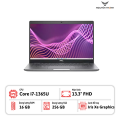 Laptop Dell Latitude 5340 (Core i7-1365U, 16GB RAM, 256GB SSD, 13.3''FHD, Win 11, Xám)