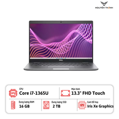 Laptop Dell Latitude 5340 2 in 1 (Core i7-1365U, 16GB RAM, 2TB SSD, 13.3''FHD Touch, Win 11, Xám)