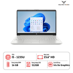 Laptop HP 15-dw4725od (i5-1235U, 16GB RAM, 512GB SSD, 15.6''HD, Silver)