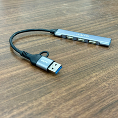 Hub chuyển MAIWO 4in1 USB A/C 3.0 to 1 USB 3.0+ 3 USB 2.0 (KH041)