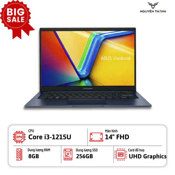 Laptop Asus Vivobook X1404Z (Core i3-1215U, 8GB RAM, 256GB SSD, 14