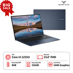 Laptop Asus VivoBook 15 F1504ZA (Core i3 1215U, Ram 8GB, SSD 256GB, 15.6'' FHD, Quiet Blue)