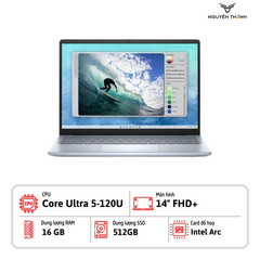 Laptop Dell Inspiron 14 5440 (Core 5 120U, Ram 16GB, SSD 512GB, 14