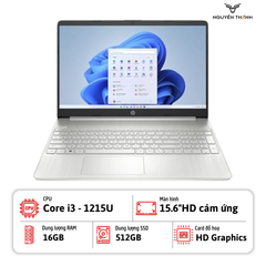 Laptop HP 15-Dy5033dx (Core i3-1215U, RAM 16GB, SSD 512GB, 15.6