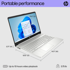 Laptop HP 15-dy5131wm (Core i3-1215U, RAM 16GB, SSD 512GB, 15.6
