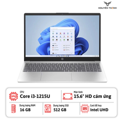 Laptop HP 15-fd0023dx (Core i3-1215U, Ram 16GB, SSD 512GB, 15.6