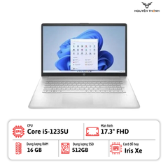 Laptop HP 17t- cn200 (Core i5-1235U, RAM 16GB, SSD 512GB, 17.3