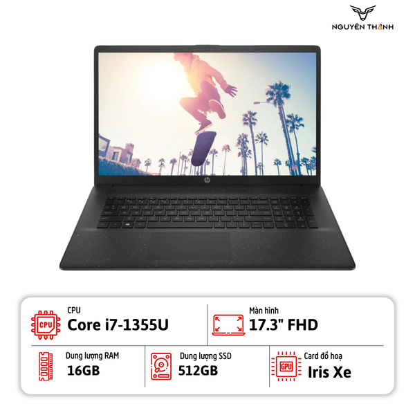 Laptop HP 17T-CN300 (Core i7-1355U, RAM 16GB, SSD 512GB, 17.3