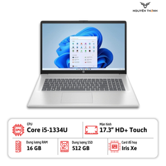 Laptop HP 17t-cn300 (Core i5-1334U, 16GB RAM, 512GB SSD, 17.3