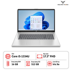 Laptop HP 17t-cn300 (Core i5-1334U, 16GB RAM, 512GB SSD, 17.3
