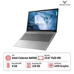 Laptop Lenovo IdeaPad 1 15IJL7 (Intel Dual Core Processor, 8GB RAM, 128GB SSD, 15.6