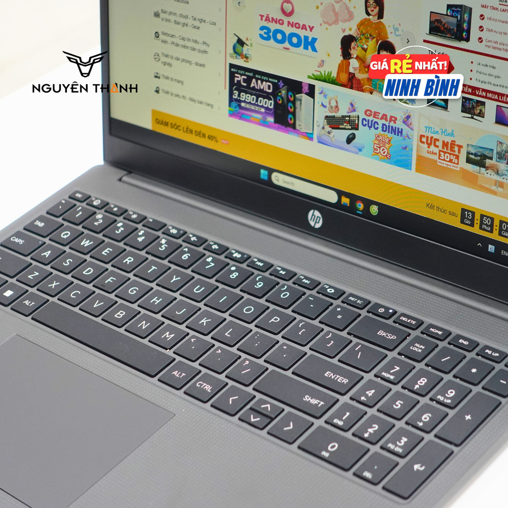 Laptop HP 255 G10 (Ryzen 3 7330U, Ram 16GB, SSD 512GB, Windows 11, Black)