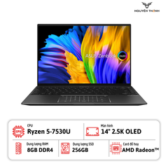 Laptop Asus Zenbook 14(R5 7530U, 8GB RAM, 256GB SSD, 14