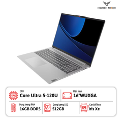 Laptop Lenovo IdeaPad Slim 5 16IRU9 (Core™ Ultra 5-120U, RAM 16GB, SSD 512GB, 16