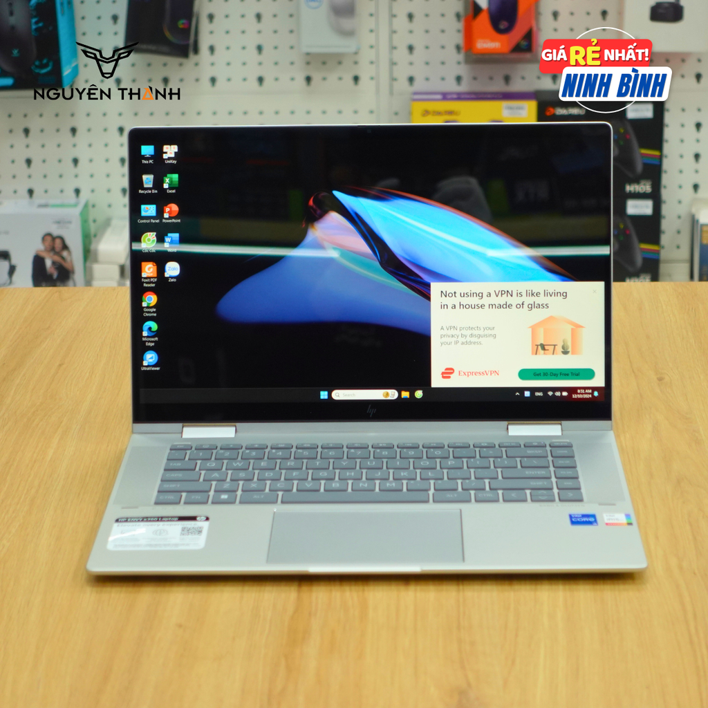 LAPTOP HP ENVY X360 2 IN 1 15 (I5 1335U, 8GB RAM, 512GB SSD, 15.6