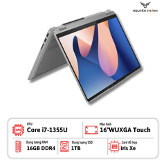 Laptop Lenovo Ideapad Flex 5 16IRU8( i7-1355U/ RAM 16GB/ SSD 1TB/ 16